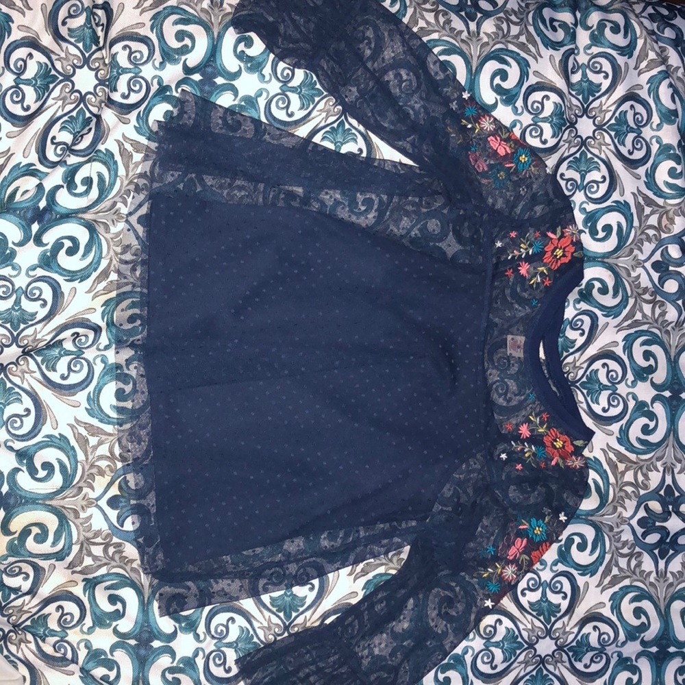 See thru long sleeve